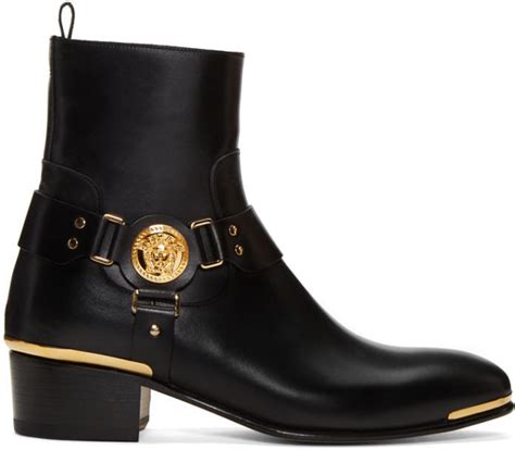 versace edusa harness boots|Versace Medusa Harness Boot (Women) .